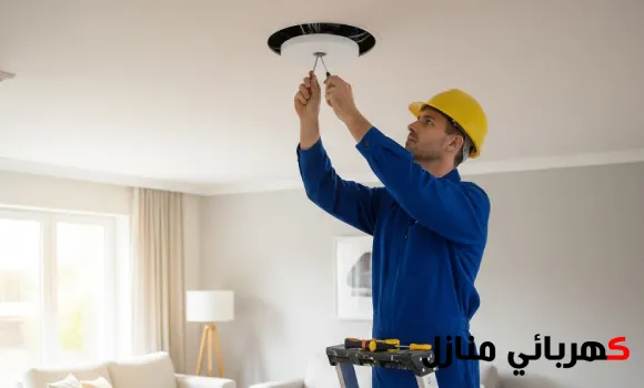 تركيب حساس اناره, تركيب حساس انارة للسلم, تركيب حساس انارة للمنزل