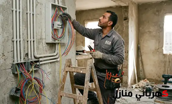 تمديد كهرباء, تمديد اسلاك الكهرباء, تمديد اسلاك الكهرباء تحت البلاط, تمديد اسلاك الكهرباء في المنزل